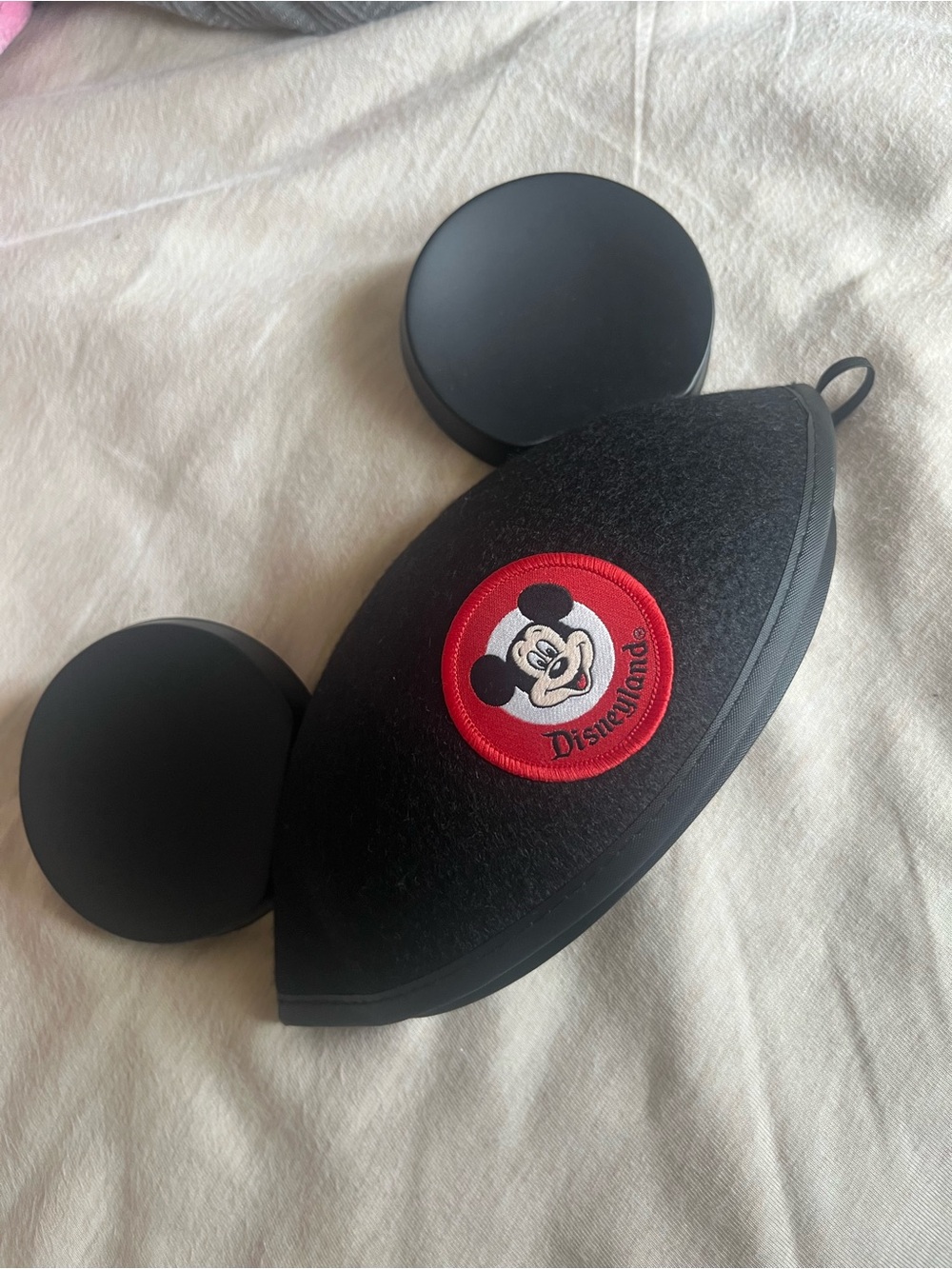 Disneyland Infant Black Mickey Ears Hat Baby Announcement